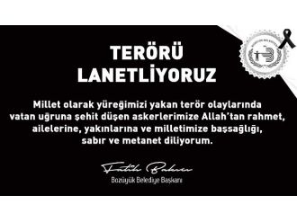Başkan Bakıcı’dan Teröre Tepki