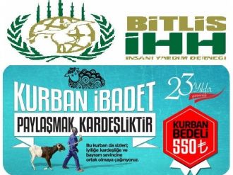 Bitlis İhh, Bu Yılki Kurban Bağışlarını 99 Ülkedeki İhtiyaç Sahiplerine Ulaştıracak