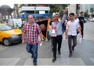 Malatya’da “Teröre Lanet” Yürüyüşü