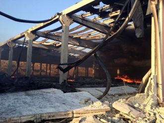 Elazığ’daki Fabrika Yangını Söndürüldü