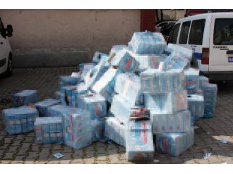 Deterjan Kutularından Kaçak Sigara Çıktı