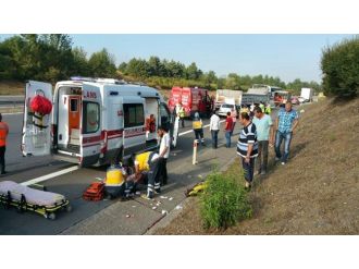 Tem Otoyolu’nda Kaza: 2 Ölü, 2 Yaralı