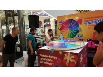 Forum Erzurum’da ‘Çarkıfelek’ Döndü, Yüzler Güldü!