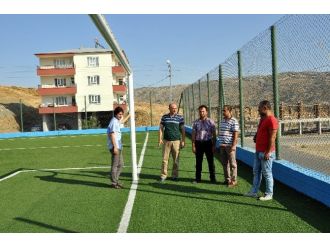Tff İl Temsilcisi Sincik Atatürk Stadını Denetledi