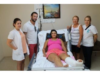 Hamile Kadın Yücelen Hastanesi’nde Ameliyatla Sağlığına Kavuştu