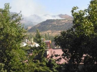 Çukurca’daki Orman Yangını Kendiliğinden Söndü