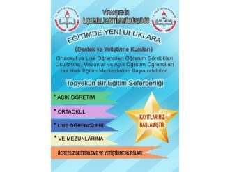 Viranşehir De Sınavlara Girecek Öğrencilere Ücretsiz Kurs İmkânı