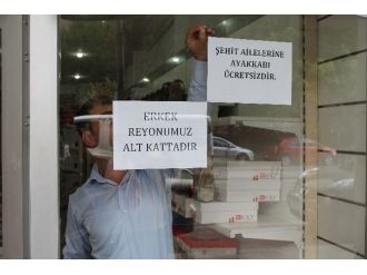 Niğdeli Esnaftan Şehit Ailelerine Ücretsiz Ayakkabı