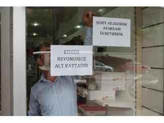 Şehit Ailelerine Ücretsiz Ayakkabı