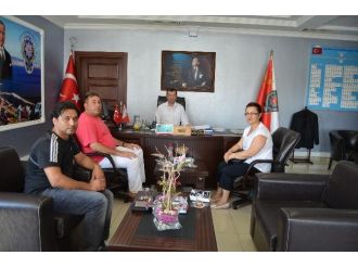 Aliağa Muhtarlar Derneği’nden İlçe Emniyet Müdürüne Ziyaret