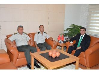Vali Düzgün, Tuğgeneral Özcan’ı Kabul Etti