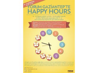 Forum Gaziantep’te Mutlu Saatler Başladı