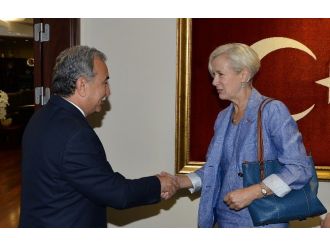 Abd Konsolosu Specht’ten Vali Büyük’e Ziyaret