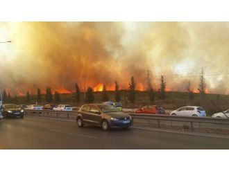 Askeri Alanda Yangın