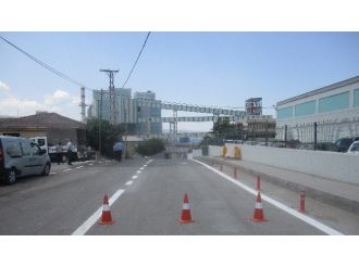 Körfez’de Yol Çizgileri Yenileniyor