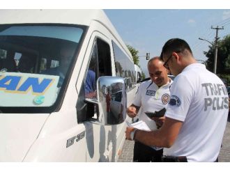 Fethiye’de Tur Şirketi Servisleri Denetleniyor