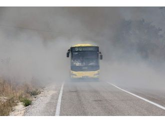 Bursa’da Korkutan Anız Yangını