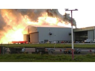 Dublin Havalimanı’nda Korkutan Yangın