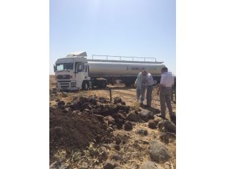 Jandarmayı Gören Hırsızlar 40 Tonluk Tankeri Bırakarak Kaçtı