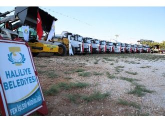 Haliliye Belediyesi Araç Filosuna 16 Yeni Araç Kattı