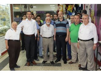 İnönü Kapalı Çarşı Esnafı Eylem Yaptı