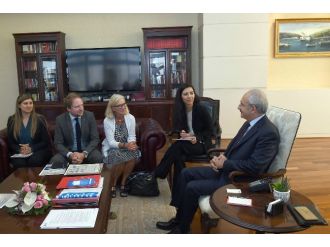 Kılıçdaroğlu, İsveç Sosyal Demokrat Parti Heyetini Kabul Etti