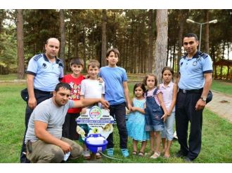 Erbaa’da Sokak Hayvanları İçin Otomatik Su Kabı