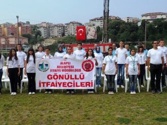 Alaplı Belediyesi İtfaiye Müdürlüğü 3 Yılda 500 Gönüllü İtfaiyeci Yetiştirdi