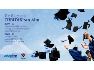 Bitirme Tezleri İçin Tübitak’tan Destek