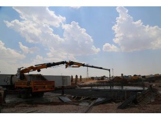 Hilvan Atık Su Arıtma Tesisi Hızla Yükseliyor