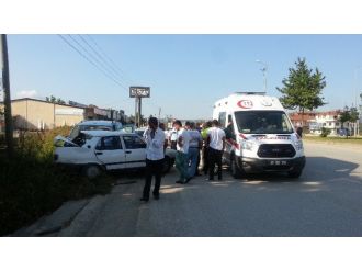 Düzce’de Kaza: 2 Yaralı