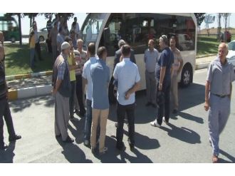 Minibüsçüler İle Halk Otobüsü Şoförleri Arasında Gerginlik