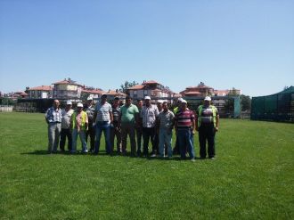 Korkuteli 100. Yıl Atatürk Stadyumu Güreşlere Hazır