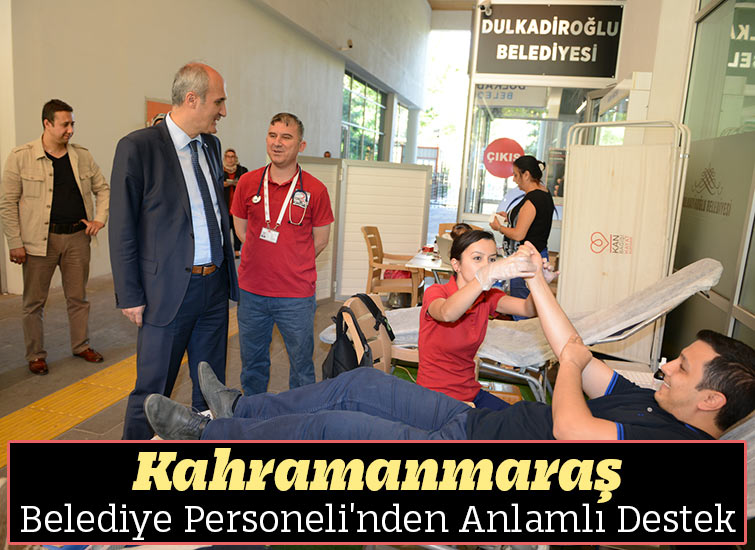 Belediye Personelinden Anlamlı Destek