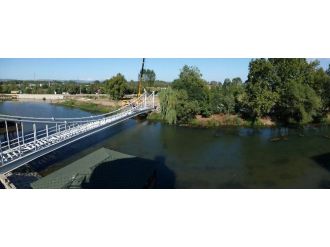 Ada Park 2. Etap Yaya Köprüsü Şekilleniyor