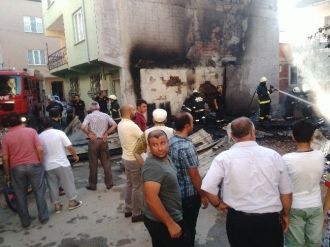 Garajda Korkutan Yangın