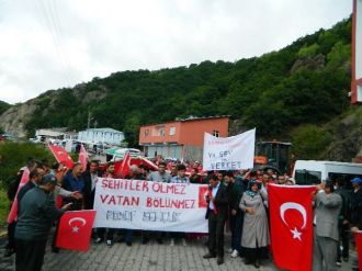 Posof’ta Teröre Lanet Mitingi