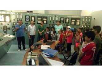 Öğrencilere Elektrik Santralinde Eğitim