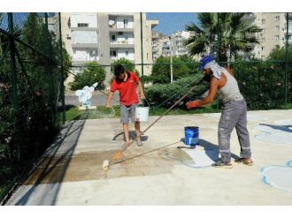 Karşıyaka’da Basketbol Sahaları Sil Baştan