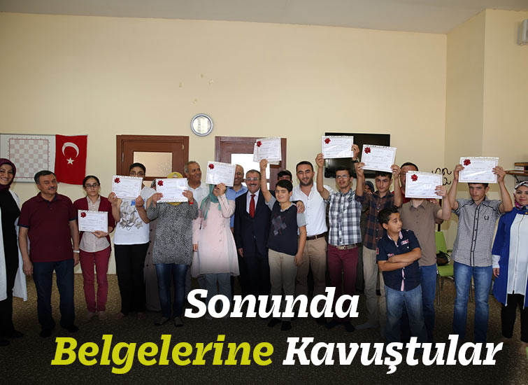 Sonunda Belgelerine Kavuştular