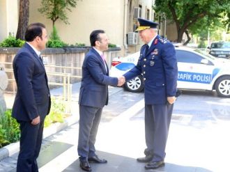 Hava Kuvvetleri Komutanı Ünal, Vali Aksoy’u Ziyaret Etti