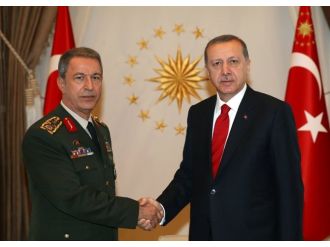 Genelkurmay Başkanı Cumhurbaşkanlığı Külliyesi’nde