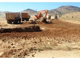 Ödemiş Osb’de İş Makineleri Sahaya İndi