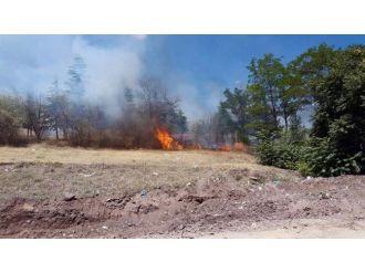 Polatlı’da Parkta Yangın