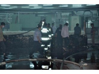 Sivas’ta Tekstil Fabrikasında Çıkan Yangın Korkuttu