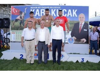 Şampiyon Güreşçiler Silifke Mara’da Meydana Çıktı