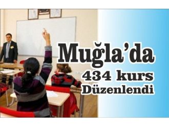 Muğla’da 434 Kurs Düzenlendi