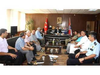 Nizip’te Fıstık Hırsızlığına Karşı Asayiş Toplantısı