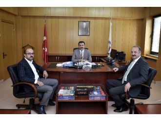 Başkan Akgül’den Eski Kaymakama Yeni Görevinde Başarı Ziyareti