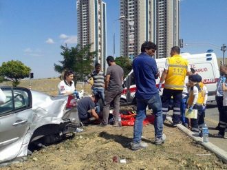 Başkent’te Trafik Kazası: 3 Yaralı